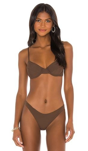 Jax Bikini Top in Brown. - size S (also in L, XS) - Riot Swim - Modalova