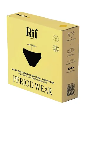 Ropa interior menstrual medium period underwear en color negro talla all - Rif Care - Modalova