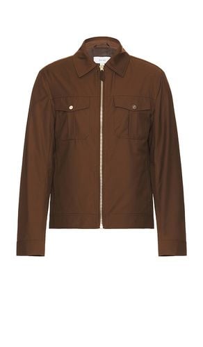 Tucker Zip Through Trucker Jacket in Brown. - size S (also in XL/1X) - Reiss - Modalova