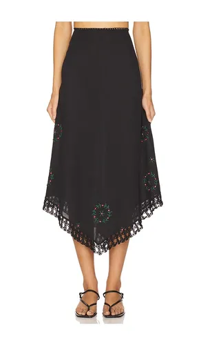 Imola Skirt Rose in Black. - size XS (also in M) - RIXO - Modalova