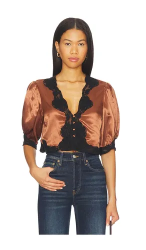 Yasmin Top in Cognac. - size L (also in M, S, XL, XS, XXXL) - RIXO - Modalova