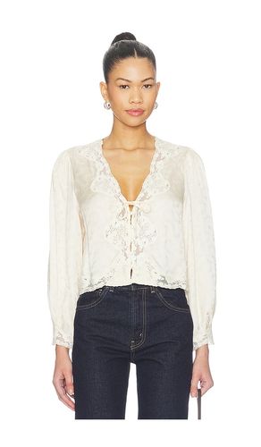Tove Top in Cream. - size XXS (also in M, L) - RIXO - Modalova