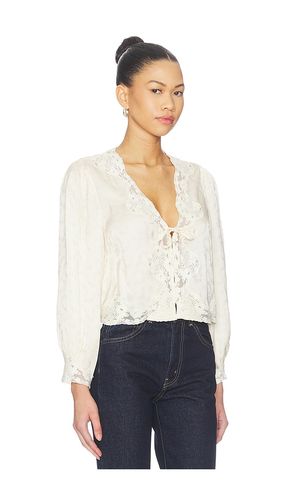 Tove Top in Cream. - size XXS (also in M, L) - RIXO - Modalova