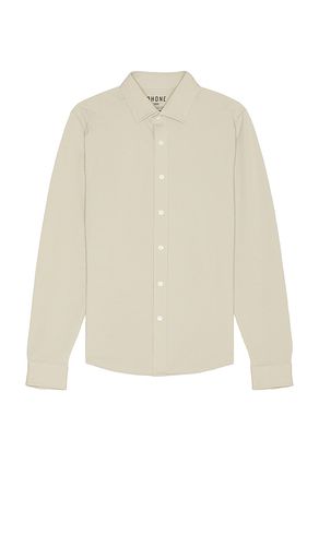 Commuter Seersucker Button Up Shirt in Nude. - size L (also in M, S, XL/1X) - Rhone - Modalova