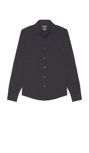 Semi Spread Collar Commuter Shirt in Grey. - size L (also in M, S, XL/1X) - Rhone - Modalova
