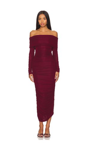 Vestido varonica en color burgundy talla M en - Burgundy. Talla M (también en L, XS) - Ronny Kobo - Modalova