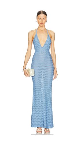 Vestido yael en color azul talla XL en - Blue. Talla XL (también en L) - Ronny Kobo - Modalova