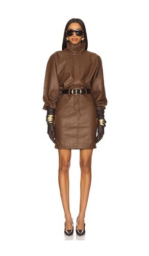 Regan Dress in Brown. - size L (also in M, XL, XS) - Ronny Kobo - Modalova