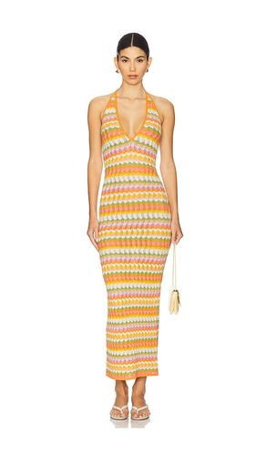 Yael Knit Dress in Orange. - size L (also in M, S, XL, XS) - Ronny Kobo - Modalova