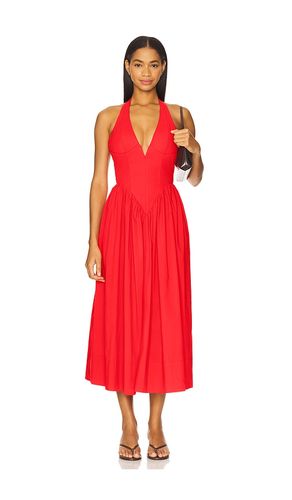 Filippa Dress in Burnt Orange. - size L (also in M, S) - Ronny Kobo - Modalova