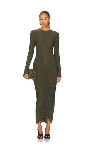 Sidonie Dress in Olive. - size M (also in S, XS) - Ronny Kobo - Modalova