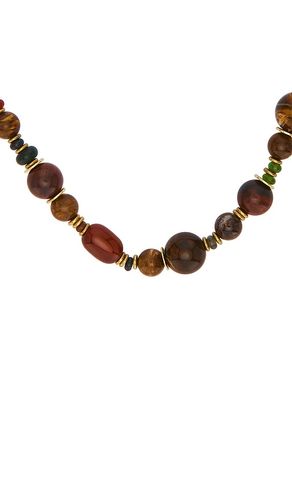 Collar de cuentas en color cognac talla all - Ronny Kobo - Modalova
