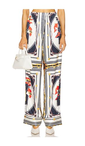 Dora Pants in White,Navy. - size L (also in XS) - Ronny Kobo - Modalova
