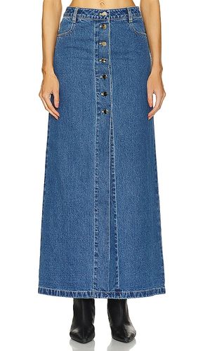 Falda maxi makena en color denim-medium talla M en - Denim-Medium. Talla M (también en S, XS) - Ronny Kobo - Modalova