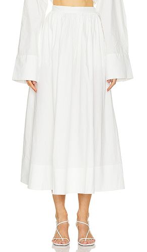 Falda maxi renza en color blanco talla L en - White. Talla L (también en M, S, XL, XS) - Ronny Kobo - Modalova