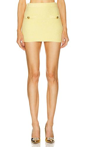 Minifalda daylabee en color amarillo talla L en - Yellow. Talla L (también en M, S, XL) - Ronny Kobo - Modalova