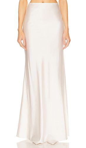 Falda maxi bartlet en color blanco talla L en - White. Talla L (también en XL) - Ronny Kobo - Modalova