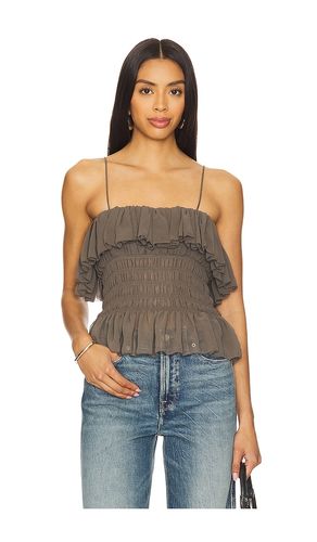 Alexi Top in Charcoal. - size L (also in M, S, XS) - Ronny Kobo - Modalova