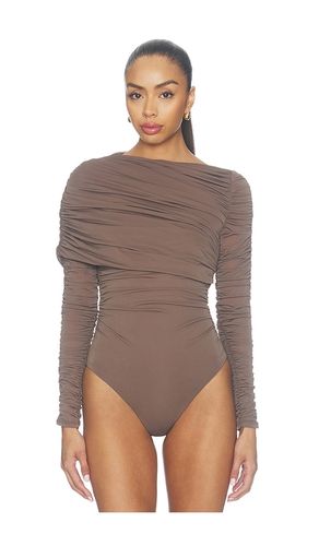 Zarina Bodysuit in Taupe. - size M (also in S, XS) - Ronny Kobo - Modalova