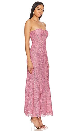 X Revolve Paris Lace Midi Dress in . Taglia M. Also in L - ROCOCO SAND - Modalova