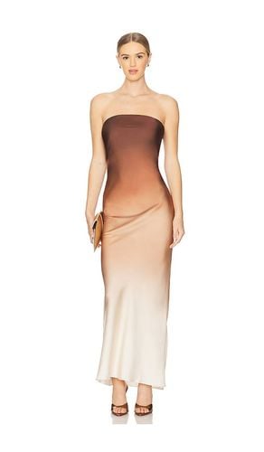 Strapless Maxi Dress in Brown. - size L (also in M, S, XS) - ROCOCO SAND - Modalova