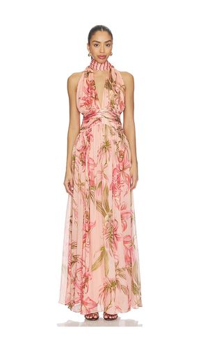 Ruched Sash Maxi Dress in . - size M (also in S) - ROCOCO SAND - Modalova