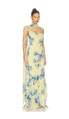 Cowl Maxi Dress With Sash in ,. Size L. Also in M, S, XS - ROCOCO SAND - Modalova