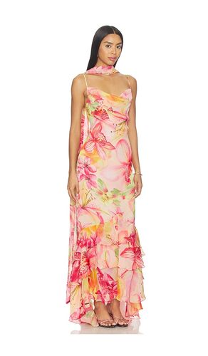 Cowl Maxi Dress With Sash in . Size M. Also in S, XL, XS - ROCOCO SAND - Modalova