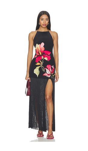 Ruched Bias Fringed Mini Dress in . Taglia M. Also in S, XS - ROCOCO SAND - Modalova