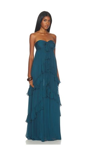 Strapless Ruffle Maxi Dress in . Taglia M. Also in S, XXS - ROCOCO SAND - Modalova