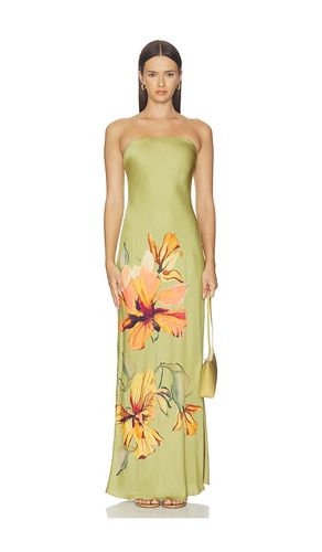 Strapless Maxi Dress With Fringe Sash in . Size M. Also in S, XL - ROCOCO SAND - Modalova