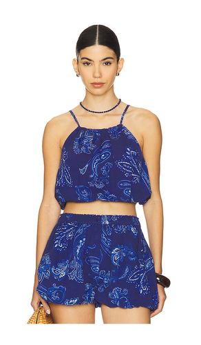 Square Neck Bubble Top in Blue. - size M (also in S, XL, XS) - ROCOCO SAND - Modalova