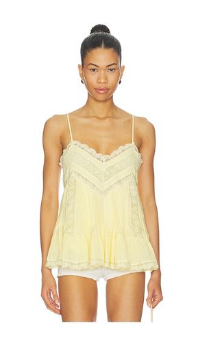 Lace Detail Top in Lemon. - size S (also in XXS, M, L, XL, XXL) - ROCOCO SAND - Modalova