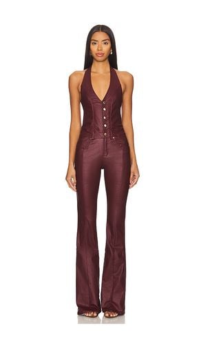 Cynthia Jumpsuit in Burgundy. - size L (also in M, S) - retrofete - Modalova