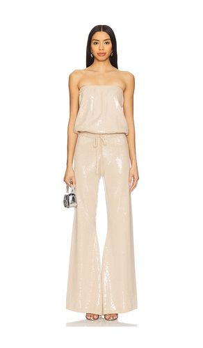 Allie Jumpsuit in Metallic Neutral. - size S (also in XS) - retrofete - Modalova