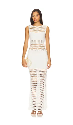 Kylan Knit Crochet Dress in . Size L. Also in M, XL - retrofete - Modalova