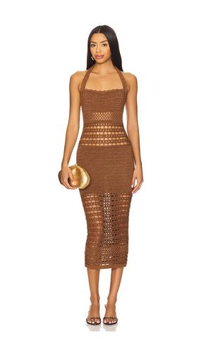 Jaycee Crochet Dress in Brown. - size L (also in M, XL) - retrofete - Modalova