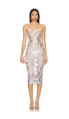 Yelena Dress in Metallic , grey. - size L (also in M, XS) - retrofete - Modalova