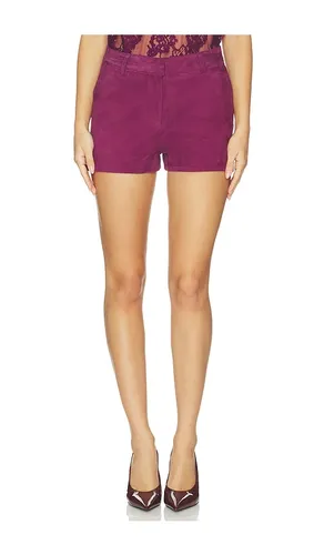 Naya Suede Short in Purple. - size L (also in M, S, XL, XS, XXS) - retrofete - Modalova