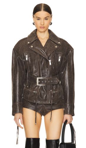 Salome Leather Jacket in . Size M - retrofete - Modalova