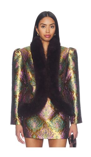 Delphira Brocade Jacket in Multi. - size XXS (also in XS, S, M, L, XL) - retrofete - Modalova