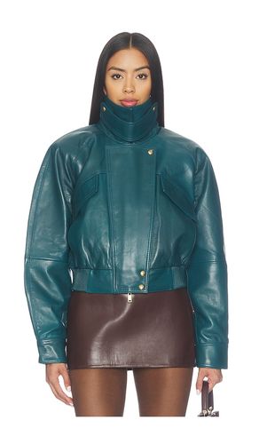 Lykke Leather Jacket in Black. - size M (also in S) - retrofete - Modalova