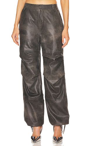 Tesla Leather Pant in Black. - size M (also in S, XS) - retrofete - Modalova