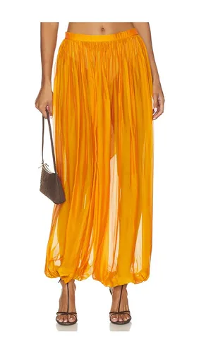 Evolet Chiffon Pant in Tangerine. - size S (also in XL) - retrofete - Modalova