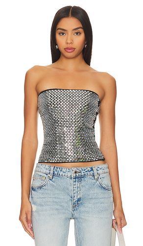 Valery Top in Metallic Silver. - size M (also in L, XL) - retrofete - Modalova
