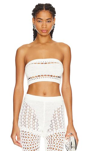 Luiz strapless top en color blanco talla M en - White. Talla M (también en S, XS, XXS) - retrofete - Modalova