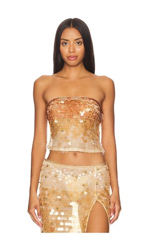 Janelle Top in Metallic Gold. - size L (also in M, S, XL) - retrofete - Modalova