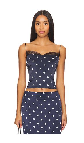 Brookelynn Corset Top in Navy. - size L (also in M, S, XS) - retrofete - Modalova