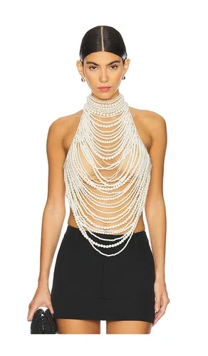 Elsie Pearl Top in . Size L. Also in M, S, XS - retrofete - Modalova