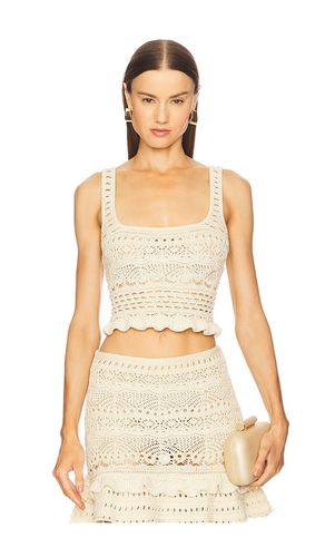 Damira Crochet Top in Beige. - size M (also in S, XS) - retrofete - Modalova
